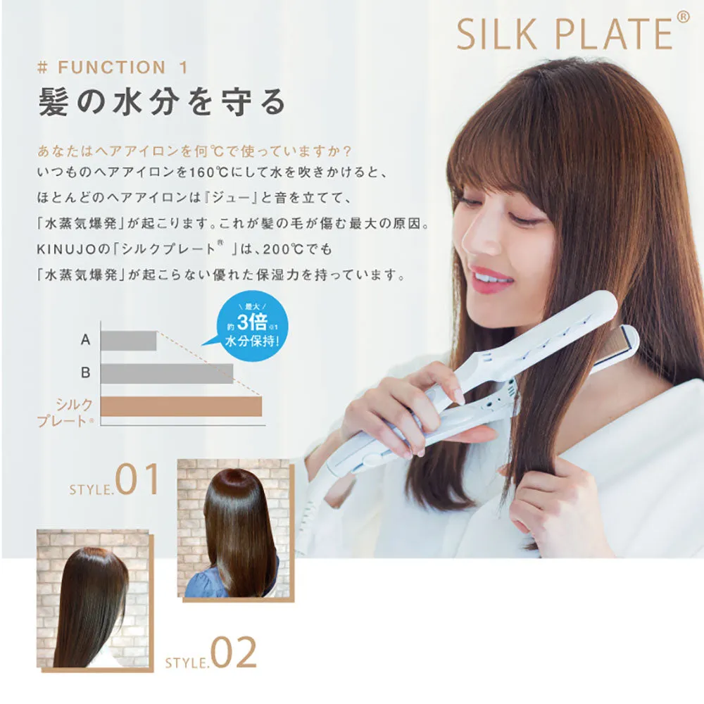 【加盟店限定10%OFF】KINUJO SILKPLATE スレートアイロン　