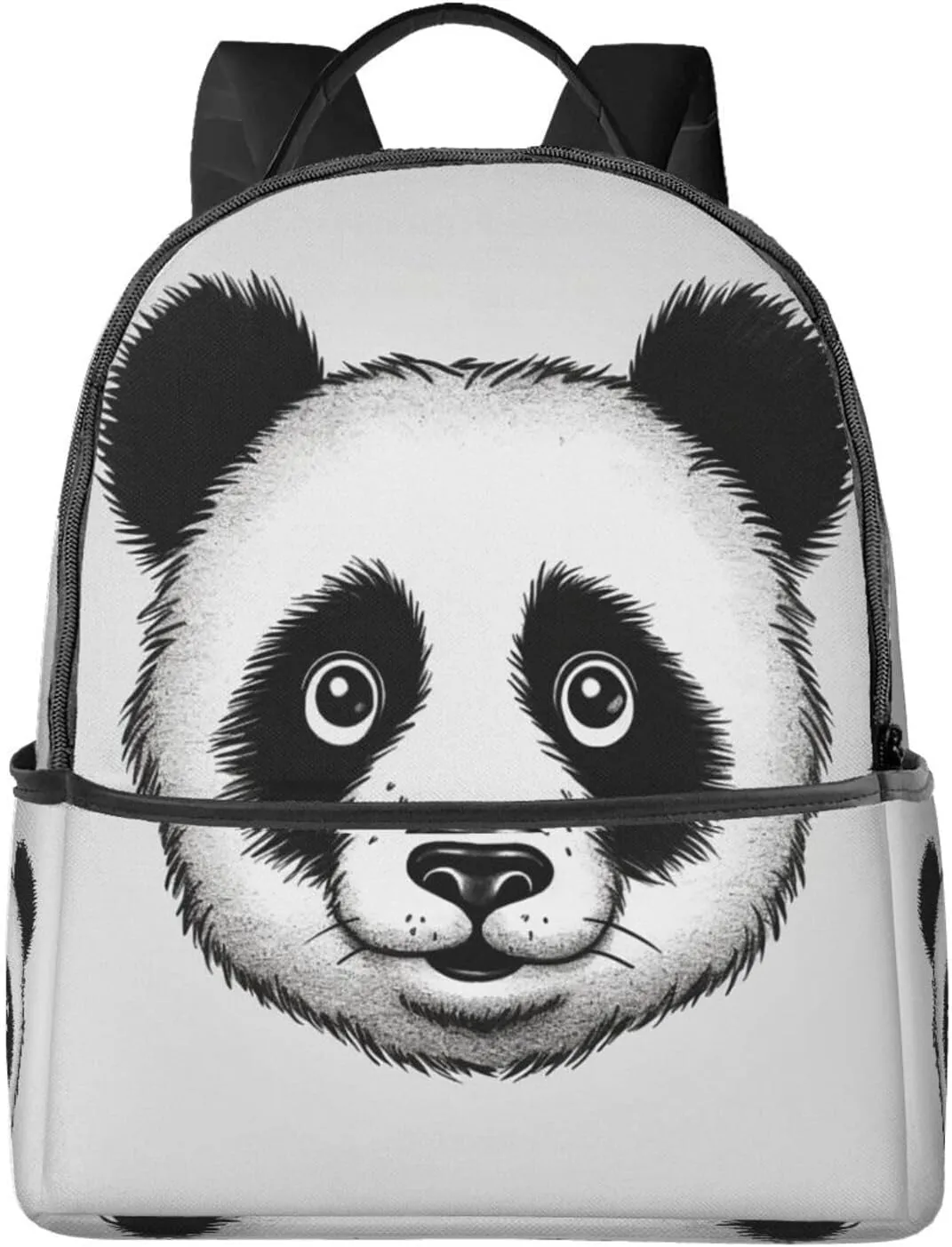 Anime Panda Face Laptop Backpack Travel Fashion Backpacks for Women Men Computer Bag Lightweight Hiking Daypack