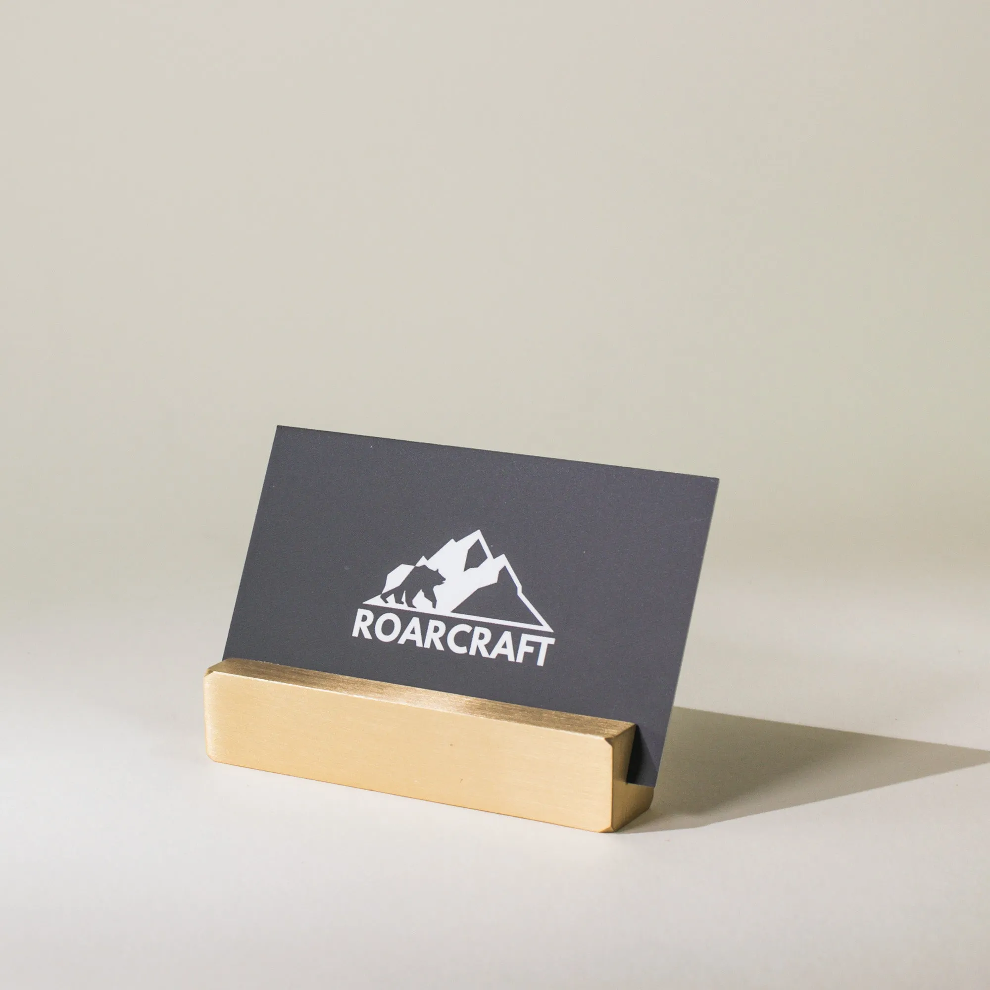 Brass Business Card Holder