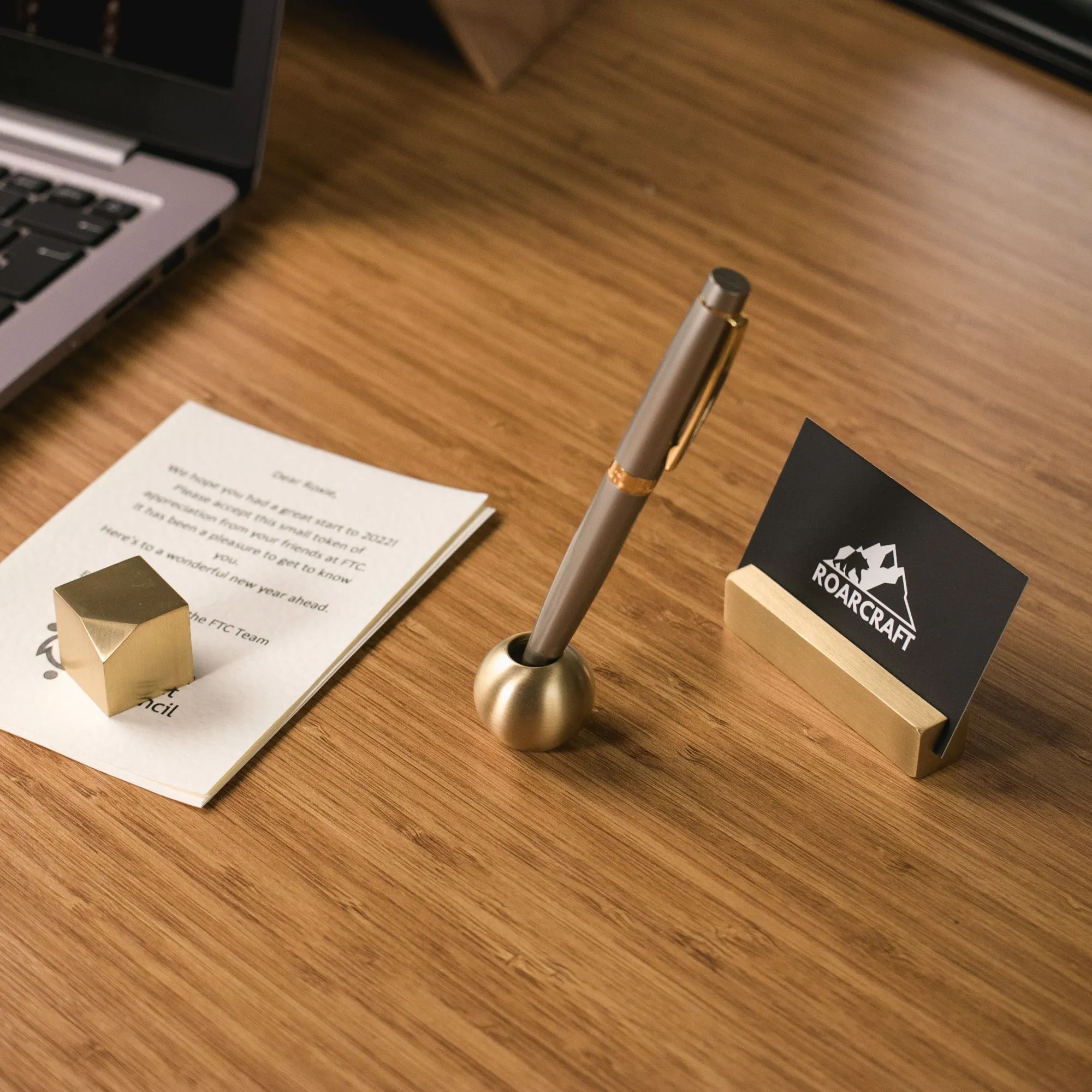 Brass Business Card Holder