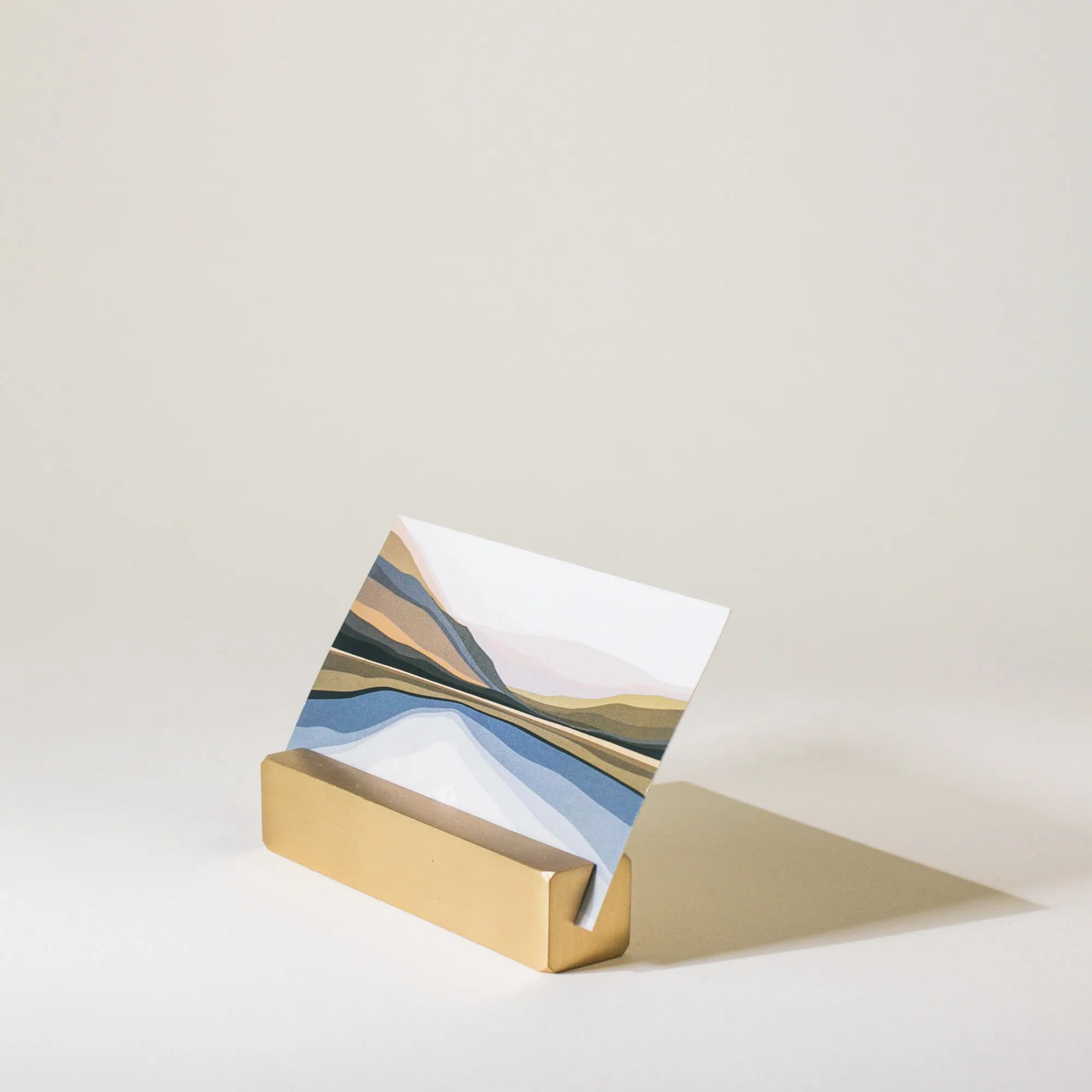 Brass Business Card Holder