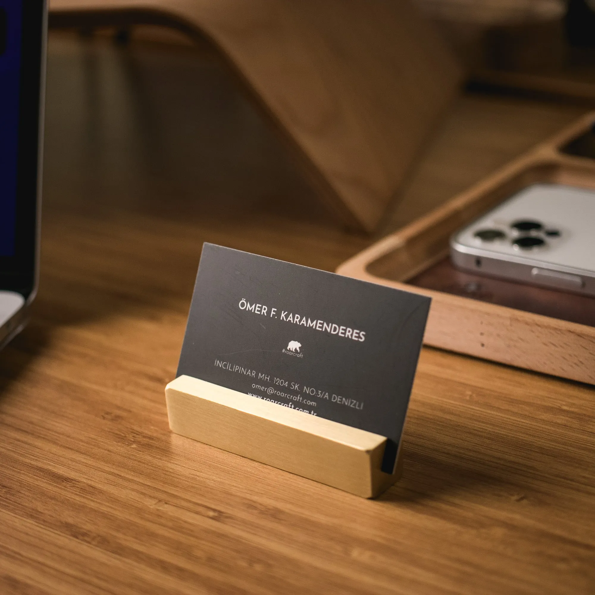 Brass Business Card Holder
