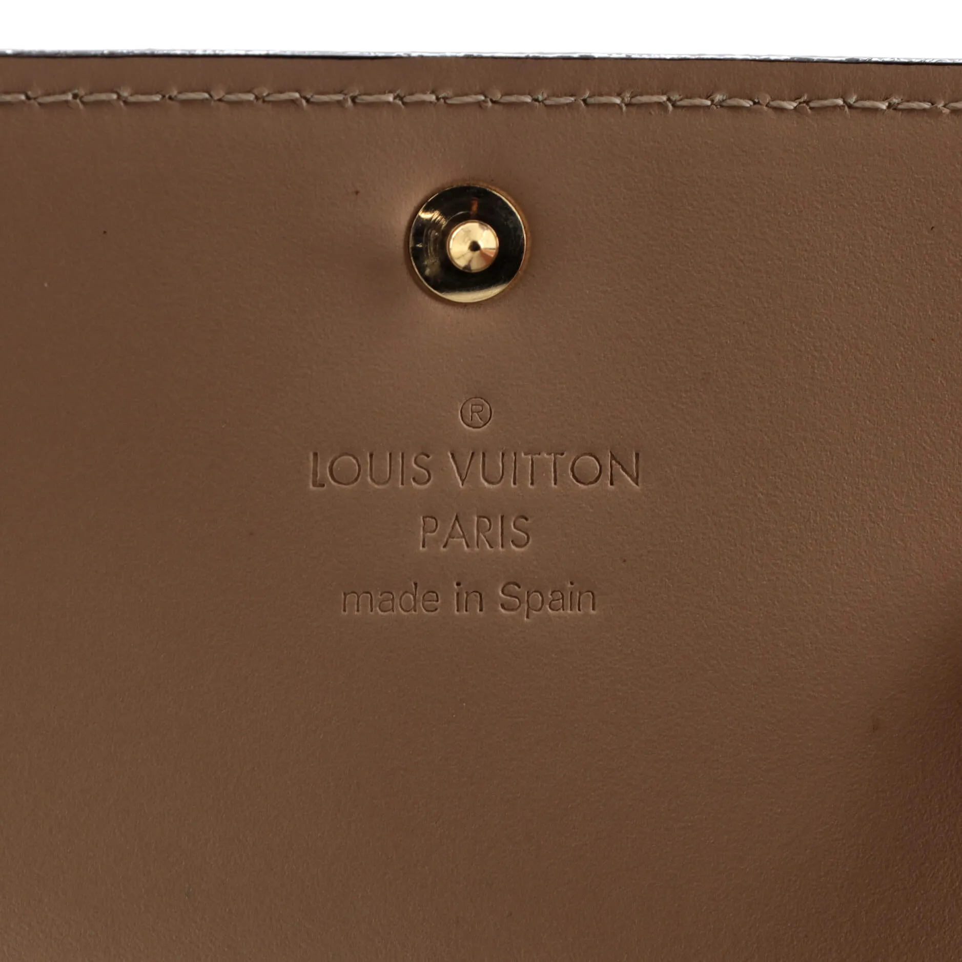 Business Card Holder Monogram Vernis