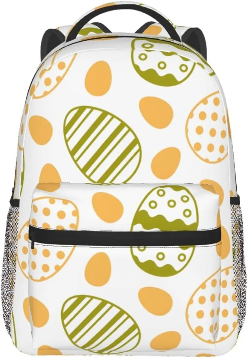 Easter Travel Laptop Backpack for Women Lightweight College Backpack Adjustable Fits 15.6 Inch Laptop Bag Waterproof for Men, Gym, Work