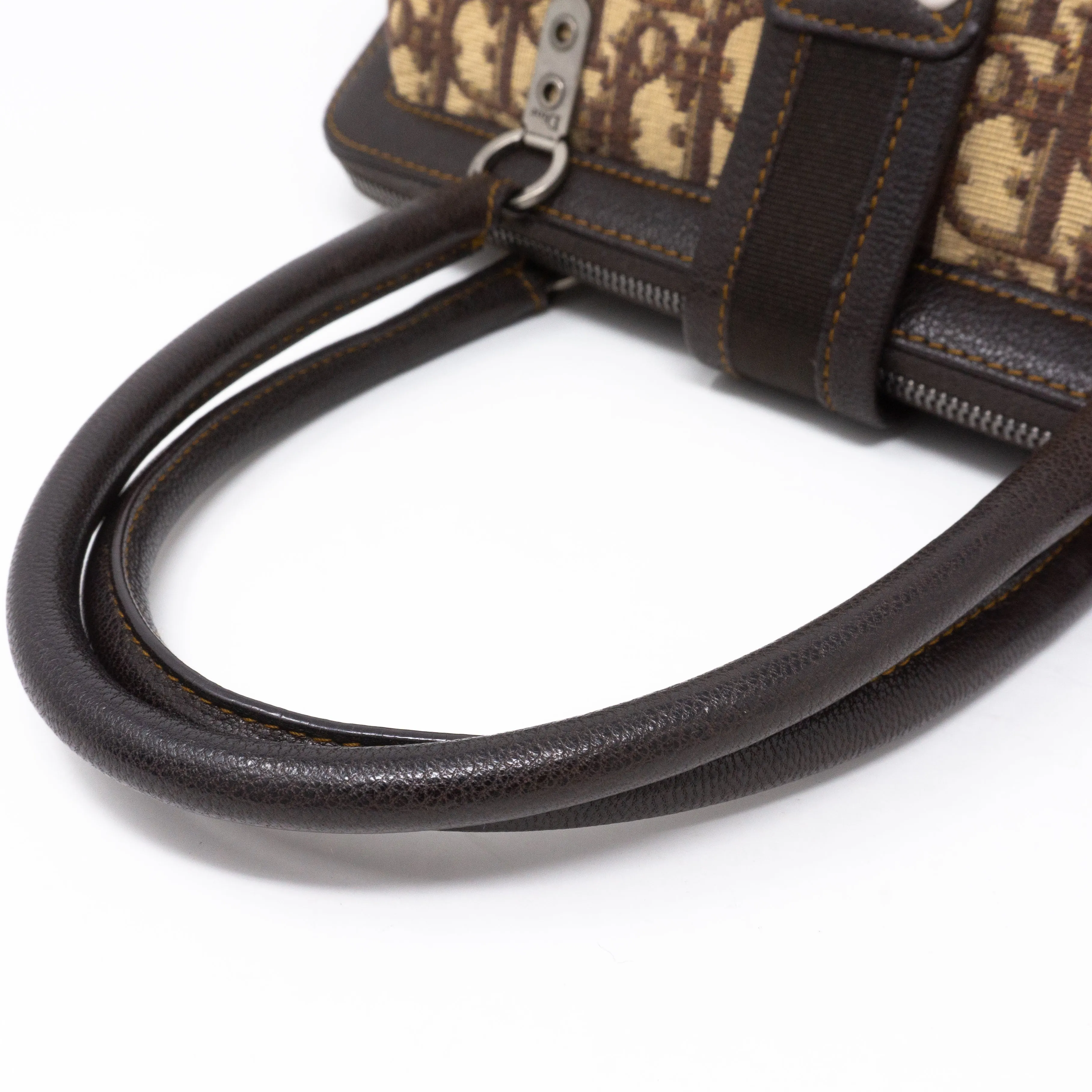 Flight Satchel Bag Brown Trendy Inspired Dior Oblique