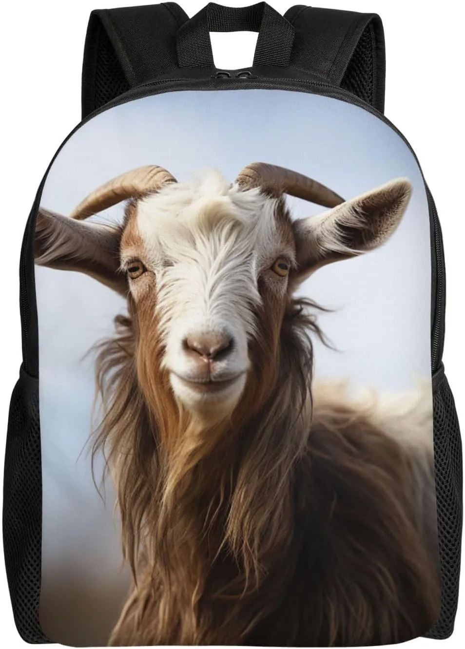 Laptop Backpack Lightweight Travel Backpack Animal Goat Computer Bag Hiking Daypack for Men Women
