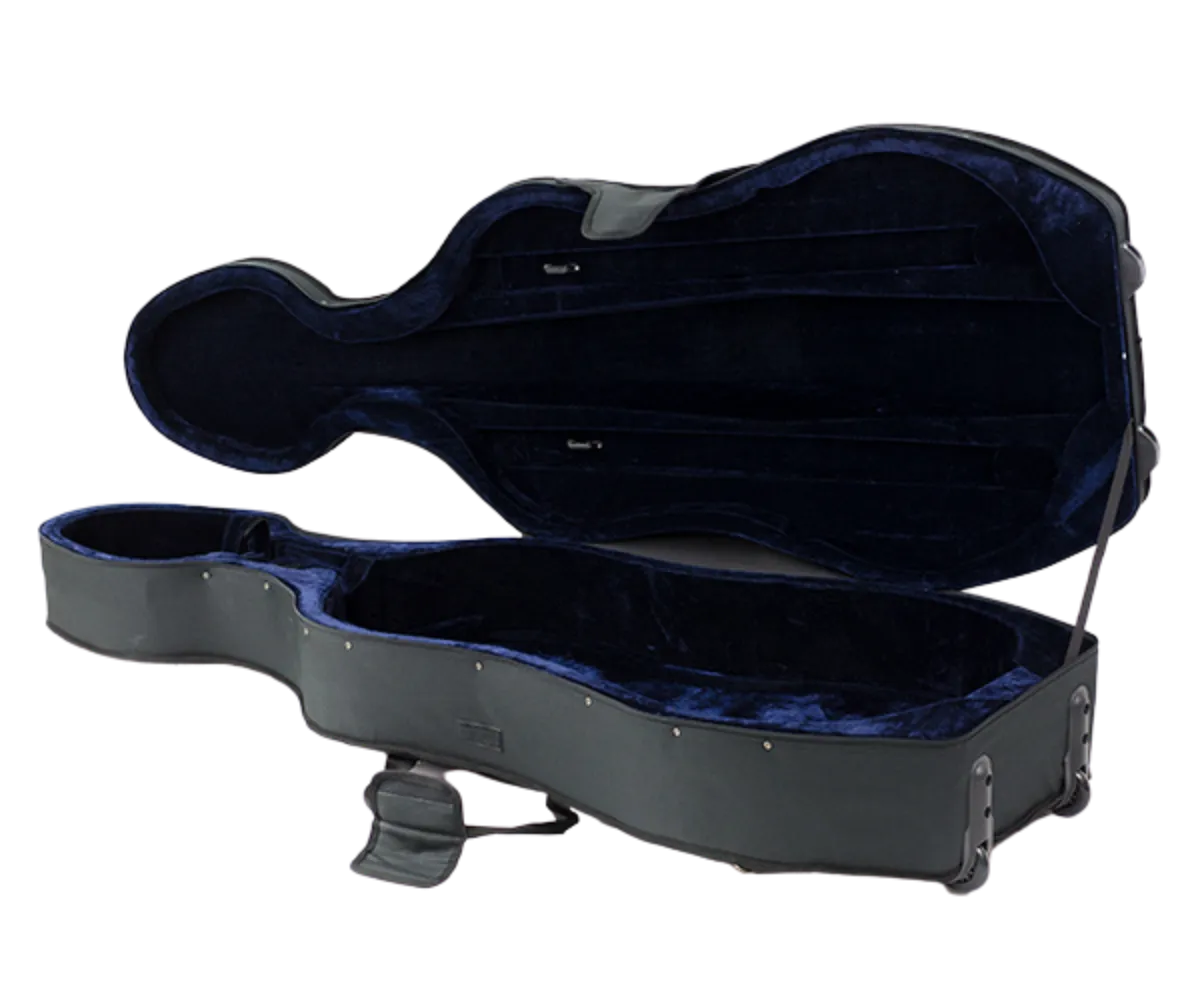 Lightweight Styrofoam Cello Case with Wheels 1/2