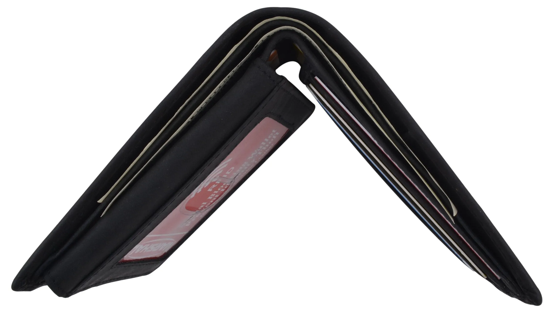 Los Angeles Mens RFID Genuine Leather Card ID Bifold Wallet /53HTC Los Angeles
