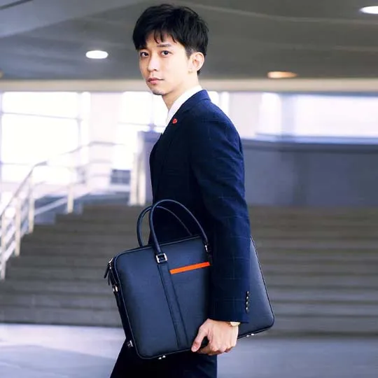 Manhattan Leather Briefcase