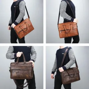 men's handbags leather shoulder cell phone ipad interior handbag ✈️ free.shipping