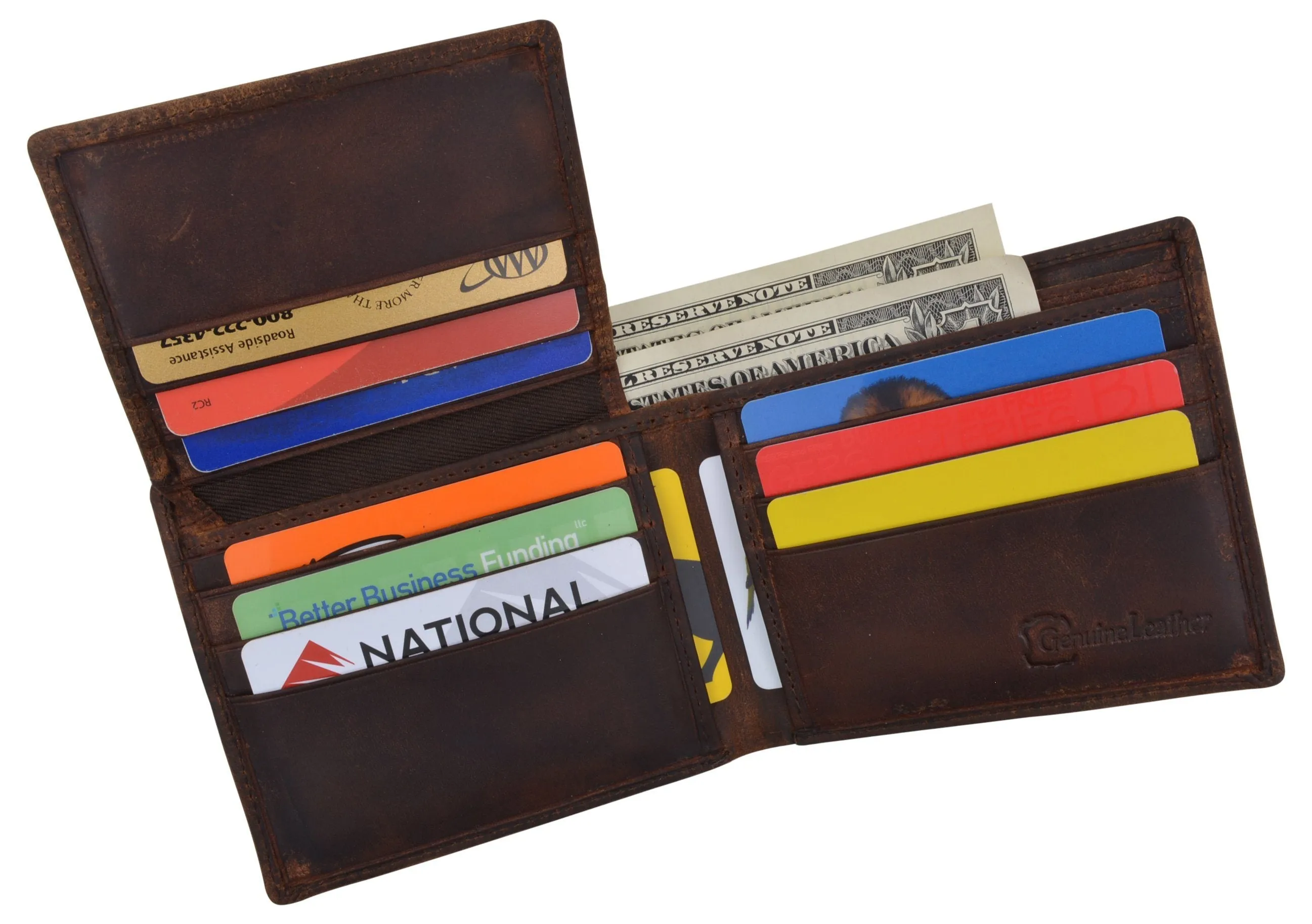 Skull Stamped RFID Technology Men Wallet