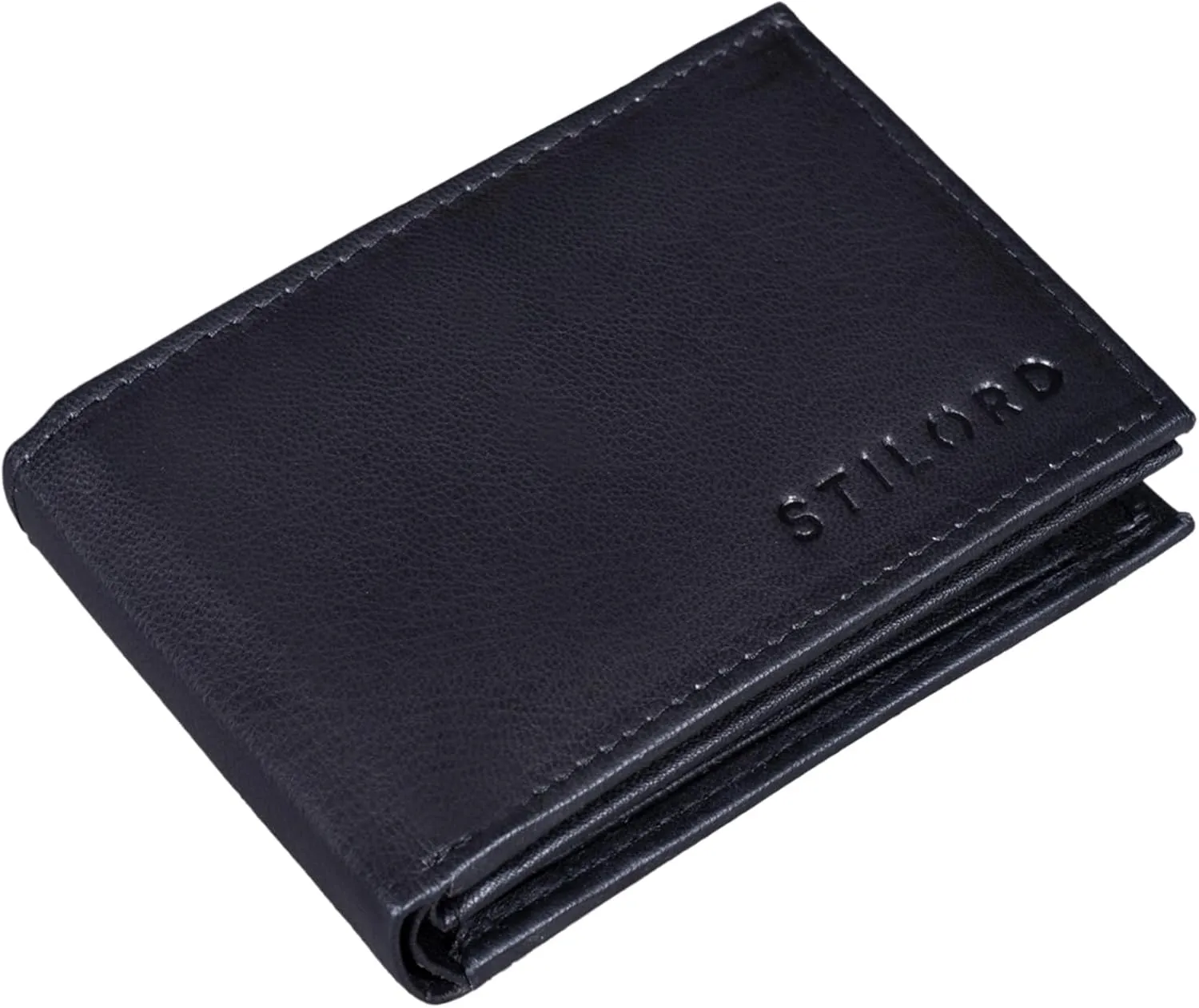 STILORD 'Lincoln' Mini Wallet RFID Leather Men's Slim Wallet Mini Wallet Small NFC Protector Small Wallet Genuine Leather in Gift Box Small