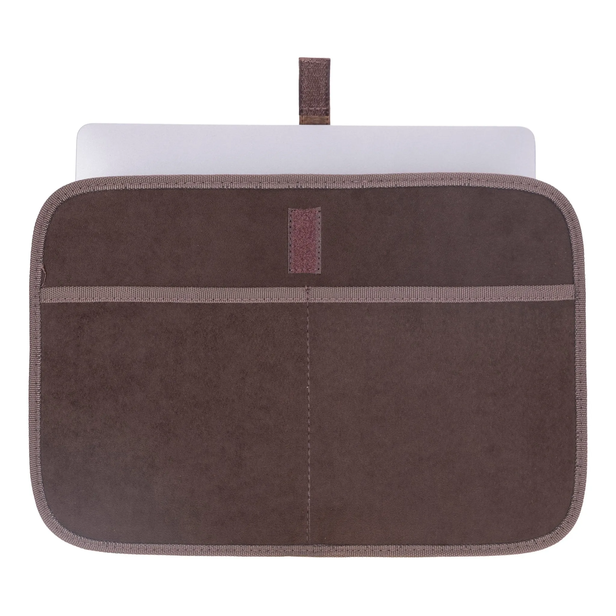Thasos Leather Business Briefcase / Laptop Case 16", Distressed Coffee