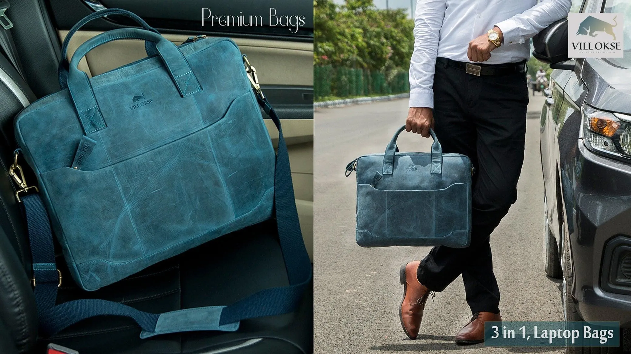 The Hector - Genuine Leather Laptop Bag