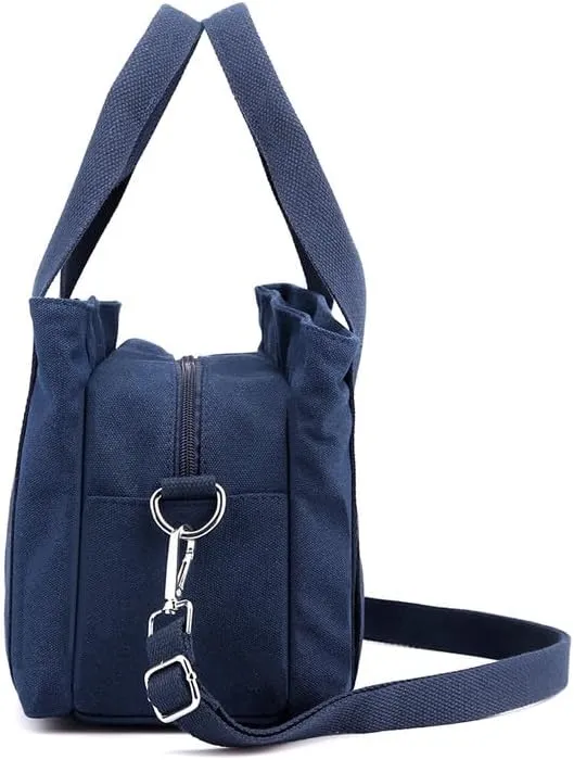 Top Handle Bag Crossbody Bags For Women Trendy Fashion Shoulder Bag Purse For Ladies Vintage Commuter Tote Handbags Dark Blue