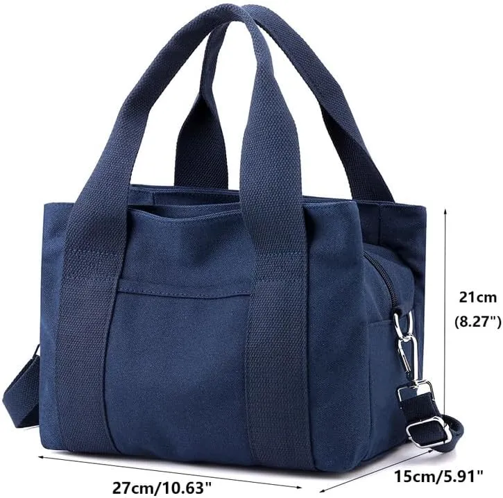 Top Handle Bag Crossbody Bags For Women Trendy Fashion Shoulder Bag Purse For Ladies Vintage Commuter Tote Handbags Dark Blue