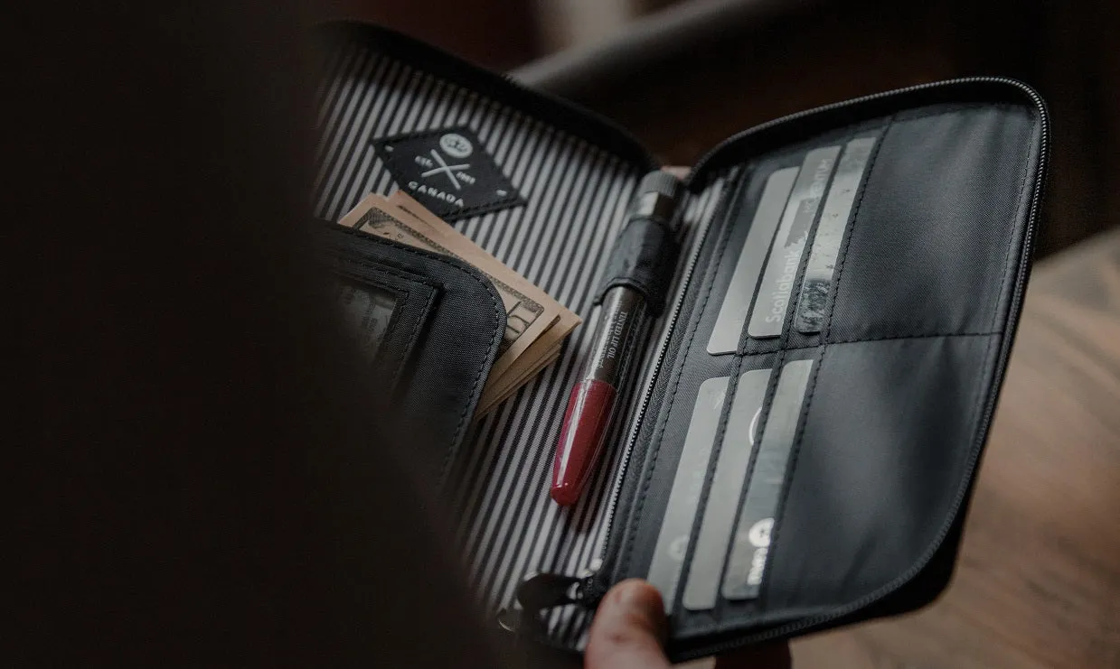 VICTORIA - Zippered wallet