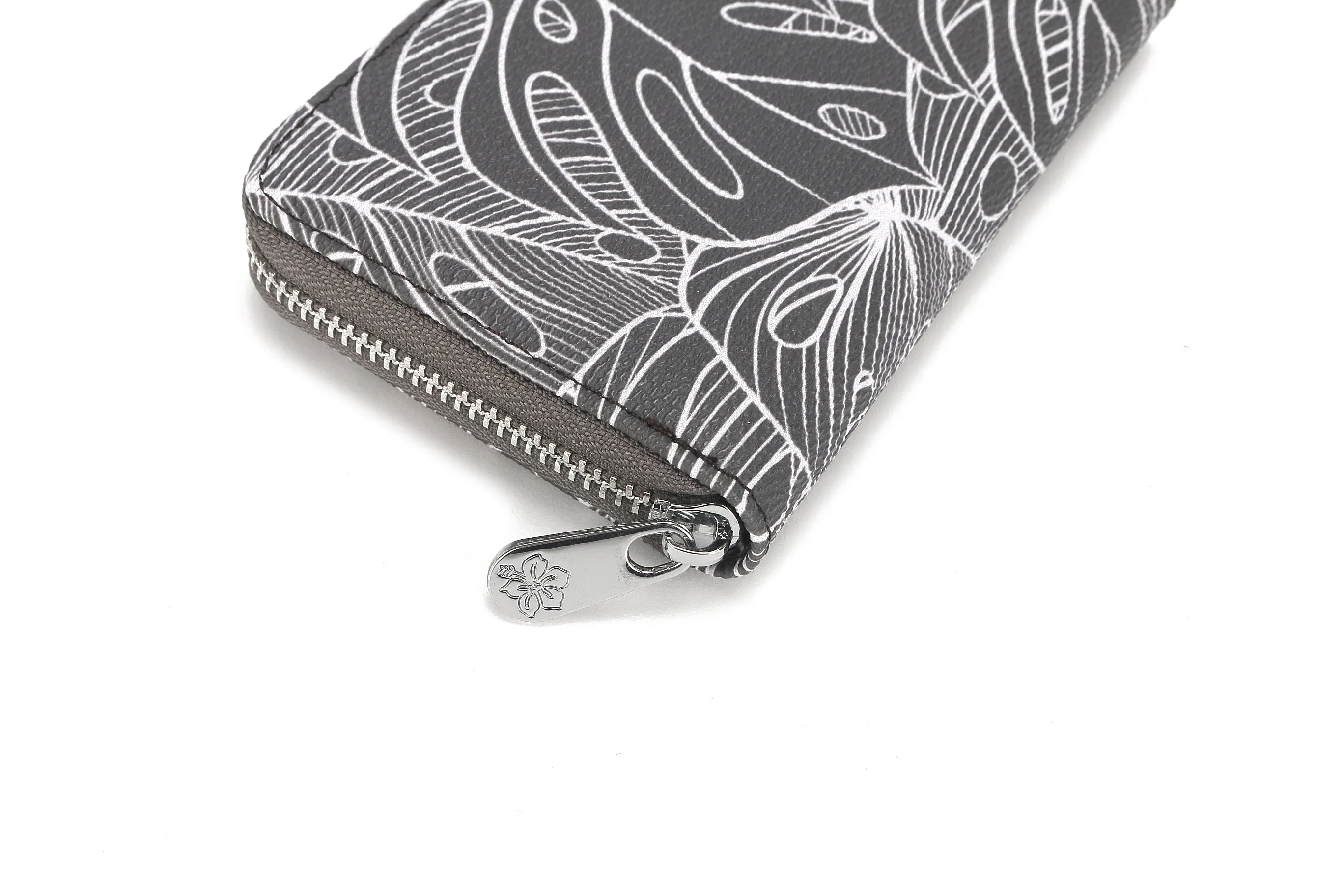 Wallet Chloe Monstera Lines Grey