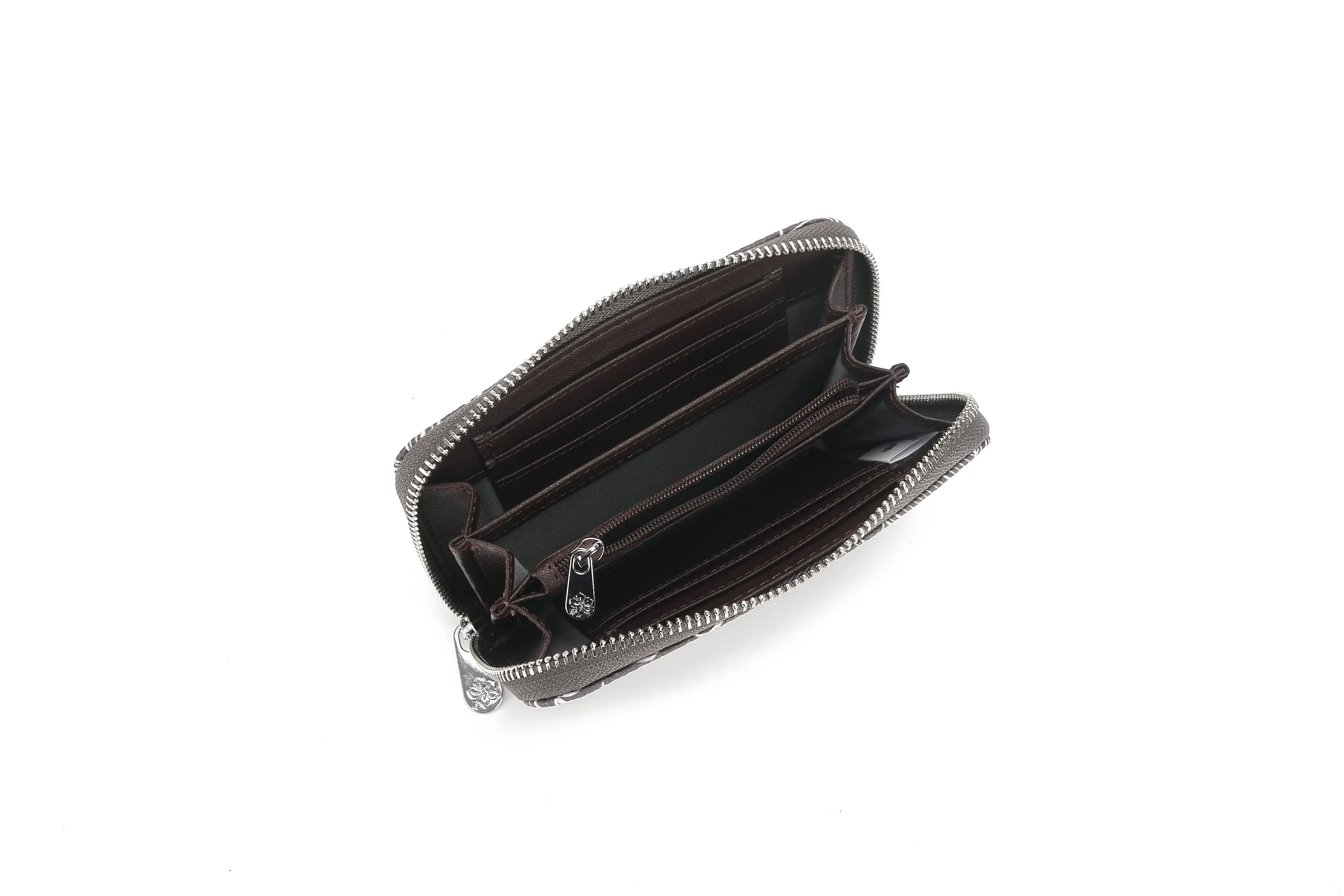 Wallet Chloe Monstera Lines Grey