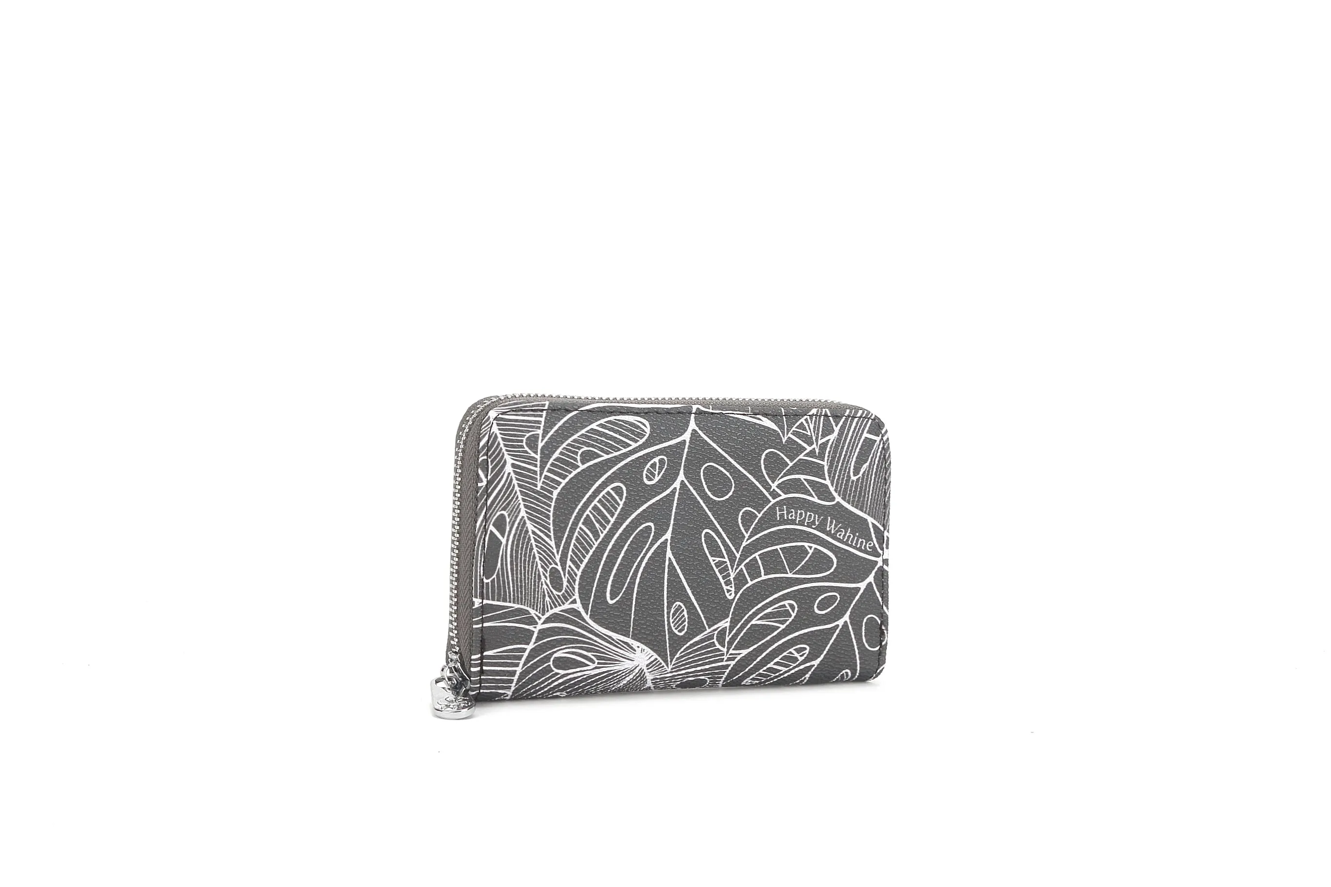Wallet Chloe Monstera Lines Grey