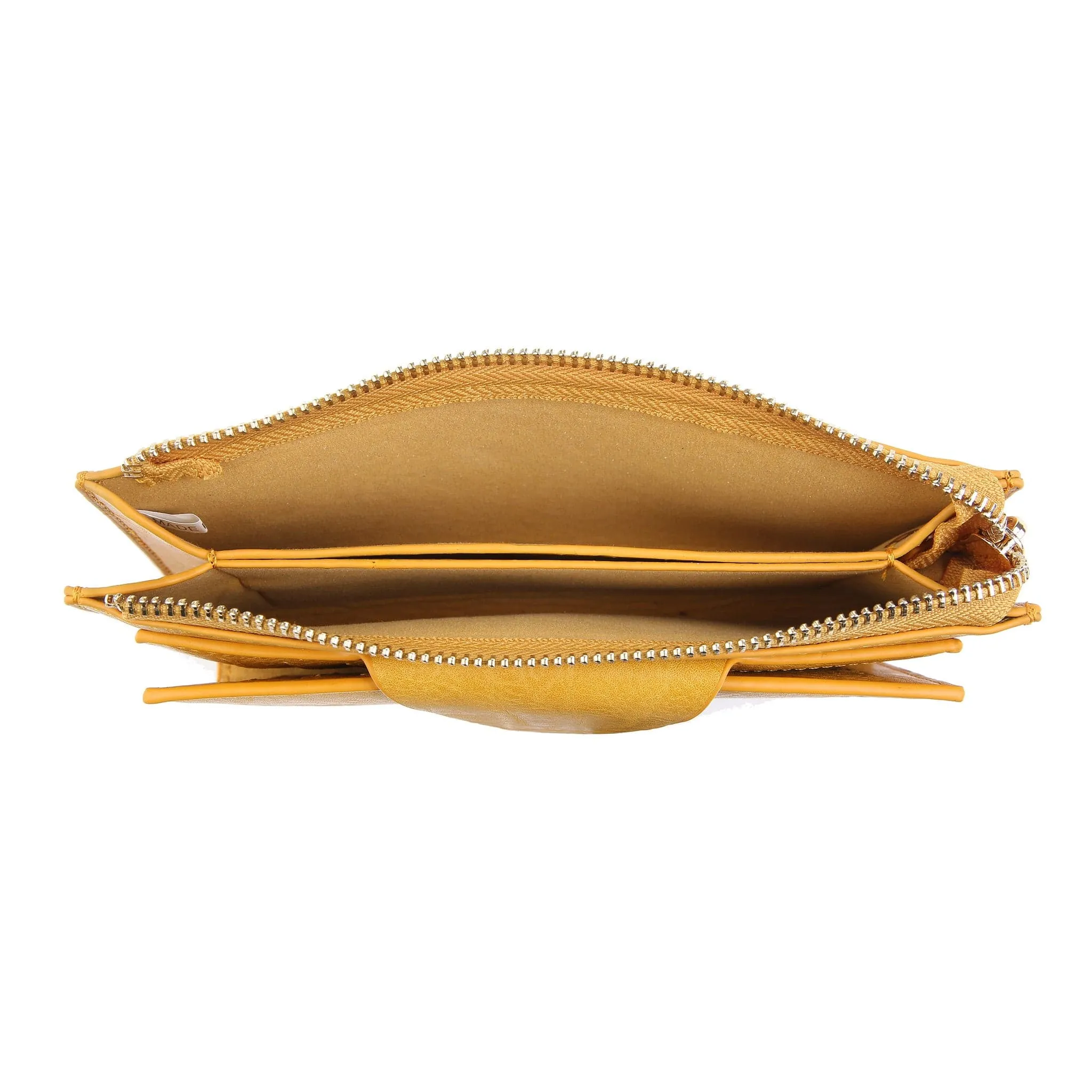 WL0004SNK Kyla Snake RFID Wallet w/ Snap and Zip Closure